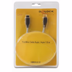 DeLOCK FireWire A/B, 1.0m 1 m Grigio - Vista aggiuntiva 2