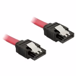 DeLOCK 82674, 0,1 m, Maschio/Maschio, Rosso