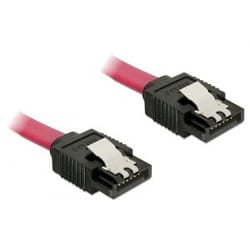 DeLOCK 82674 cavo SATA 0,1 m Rosso