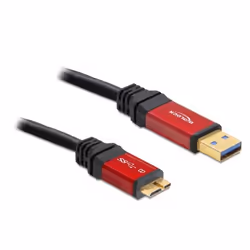 DeLOCK 1.0m 3.0 USB A/micro-B, 1 m, USB A, Micro-USB B, USB 3.2 Gen 1 (3.1 Gen 1), Maschio/Maschio, 5 Gbit/s