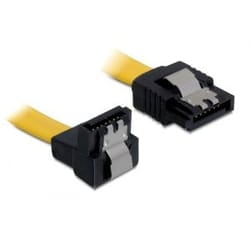 DeLOCK 0.2m SATA M/M cavo SATA 0,2 m Giallo