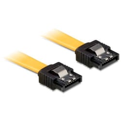 DeLOCK 0.2m SATA M/M cavo SATA 0,2 m Giallo