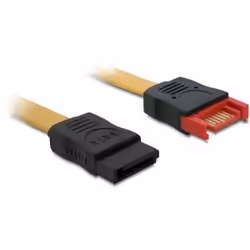 DeLOCK 0.5m SATA III, 0,5 m, Maschio/Femmina, Marrone