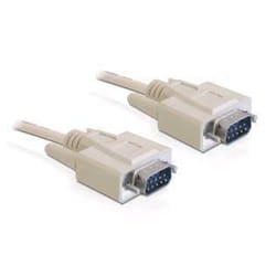 DeLOCK RS-232, 1m cavo seriale Beige DB-9