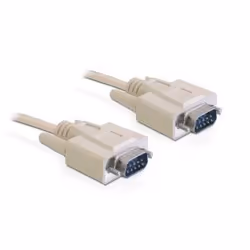 DeLOCK RS-232, 2m, Beige, 2 m, DB-9, DB-9, Maschio, Maschio