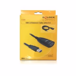 DeLOCK USB 3.0 5m cavo USB USB 3.2 Gen 1 (3.1 Gen 1) Nero - Vista aggiuntiva 4