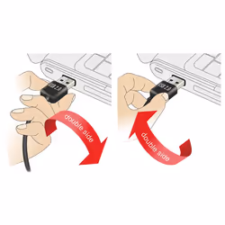 DeLOCK 3m USB 2.0 A - mini USB m/m cavo USB USB A Mini-USB B Nero - Vista aggiuntiva 4