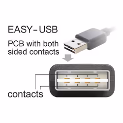 DeLOCK 5m USB 2.0 A - mini USB m/m cavo USB USB A Mini-USB A Nero