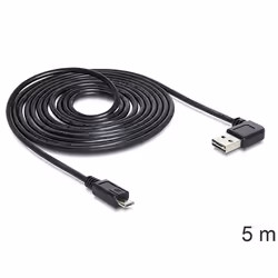 DeLOCK USB 2.0 5m cavo USB USB A Micro-USB B Nero - Vista aggiuntiva 2