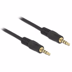 DeLOCK 83435, 3.5mm, Maschio, 3.5mm, Maschio, 1 m, Nero