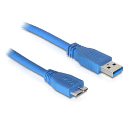 DeLOCK 83502 cavo USB USB 3.2 Gen 1 (3.1 Gen 1) 5 m USB A Micro-USB B Blu