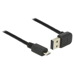 DeLOCK 83538 cavo USB USB 2.0 5 m USB A Micro-USB B Nero