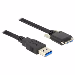 DeLOCK 83599 cavo USB USB 3.2 Gen 1 (3.1 Gen 1) 3 m USB A Micro-USB B Nero - Vista aggiuntiva 2