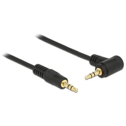 DeLOCK 0.5m 3.5mm M/M cavo audio 0,5 m Nero