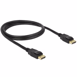 DeLOCK 1m Displayport 1.2a, 1 m, DisplayPort, DisplayPort, Maschio, Maschio, 3840 x 2160 Pixel