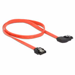 DeLOCK 83969 cavo SATA 0,5 m SATA 7-pin Nero, Rosso