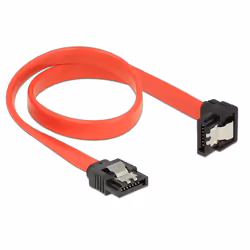 DeLOCK 83978 cavo SATA 0,3 m SATA 7-pin Nero, Rosso - Vista aggiuntiva 2