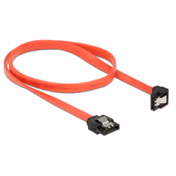 DeLOCK 83979 cavo SATA 0,5 m SATA 7-pin Nero, Rosso