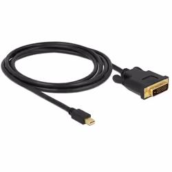 DeLOCK 83989 cavo e adattatore video 2 m Mini DisplayPort DVI-D Nero - Vista aggiuntiva 2