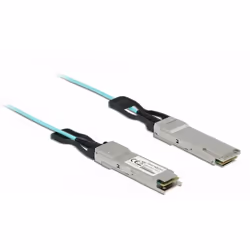 DeLOCK Cavo ottico attivo QSFP+ 10 m, 10 m, QSFP+, QSFP+, Maschio/Maschio