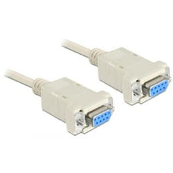 DeLOCK Sub-D9 3m cavo seriale Beige