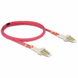 DeLOCK LC - LC, 2m cavo InfiniBand e in fibra ottica Viola