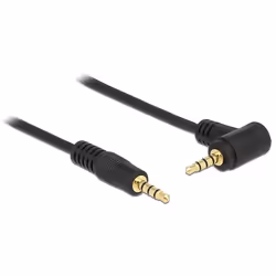 DeLOCK 84737 cavo audio 1 m 3.5mm Nero