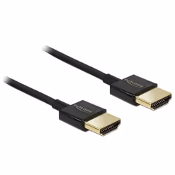 DeLOCK HDMI/HDMI, 3 m, 3 m, HDMI tipo A (Standard), HDMI tipo A (Standard), 3840 x 2160 Pixel, Compatibilità 3D, Nero