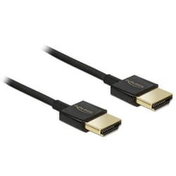 DeLOCK HDMI/HDMI, 3 m cavo HDMI HDMI tipo A (Standard) Nero