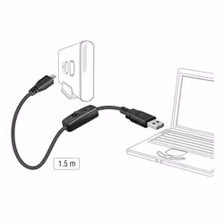 DeLOCK 84803 cavo USB USB 2.0 1,5 m USB A Micro-USB B Nero