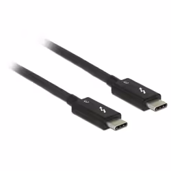 DeLOCK 84844, 0,5 m, USB C, USB C, USB 3.2 Gen 2 (3.1 Gen 2), Maschio/Maschio, Nero