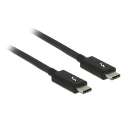 DeLOCK 84845 Cavo Thunderbolt 1 m 20 Gbit/s Nero