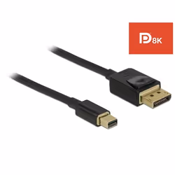 DeLOCK 84927, 1 m, Mini DisplayPort, DisplayPort, Maschio, Maschio, 7680 x 4320 Pixel