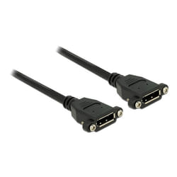 DeLOCK 0.5m F-F DisplayPort Nero