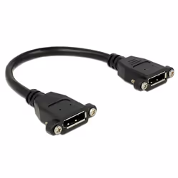 DeLOCK 0.5m F-F DisplayPort Nero