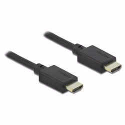 DeLOCK Cavo HDMI ad altissima velocità 48 Gbps 8Kbps 8K 60 Hz da 1 m, 1 m, HDMI tipo A (Standard), HDMI tipo A (Standard), Co ...