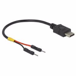 DeLOCK 85418, 0,1 m, USB C, Nero