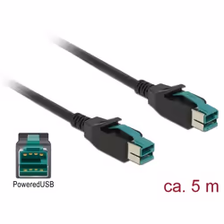 DeLOCK 85496, 5 m, PoweredUSB, PoweredUSB