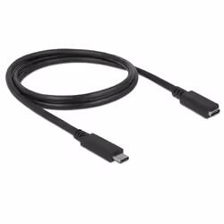 DeLOCK 85533, 1 m, USB C, USB C, USB 3.2 Gen 1 (3.1 Gen 1), 5 Gbit/s, Nero