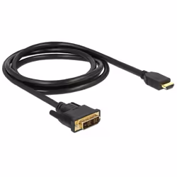 DeLOCK 85583 cavo e adattatore video 1,5 m DVI-D HDMI tipo A (Standard) Nero - Vista aggiuntiva 2