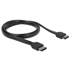 DeLOCK 85640 cavo SATA 1 m eSATA Nero