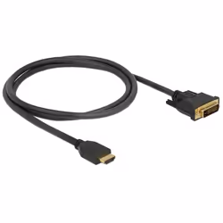DeLOCK 85652 cavo e adattatore video 1 m HDMI tipo A (Standard) DVI Nero