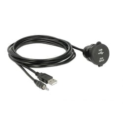 DeLOCK 85719 cavo USB 2 m USB A Nero