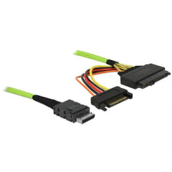 DeLOCK 85756 cavo Serial Attached SCSI (SAS) 1 m Nero