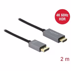 DeLOCK DisplayPort attivo 1.4 a cavo per HDMI 4K 60 Hz (HDR) da 2 m - Vista aggiuntiva 2