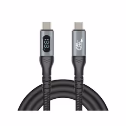 DeLOCK Cavo coassiale USB 40 Gbps per dati e ricarica rapida 1 m 8K 60 Hz USB PD 3.1 Extended Power Range 240 W - Vista aggiuntiva 2