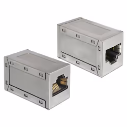 DeLOCK 86140, RJ45, RJ45, Argento