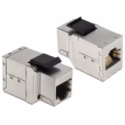 DeLOCK 86141, Argento, RJ45, RJ45, 35,2 mm, 17,1 mm, 21,2 mm