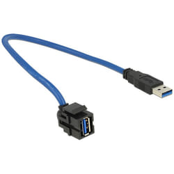 DeLOCK 86375 cavo USB USB 3.2 Gen 1 (3.1 Gen 1) 0,5 m USB A Blu