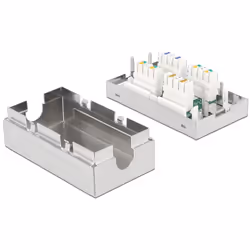 DeLOCK 86410 scatola di derivazione di rete Cat6a Metallico